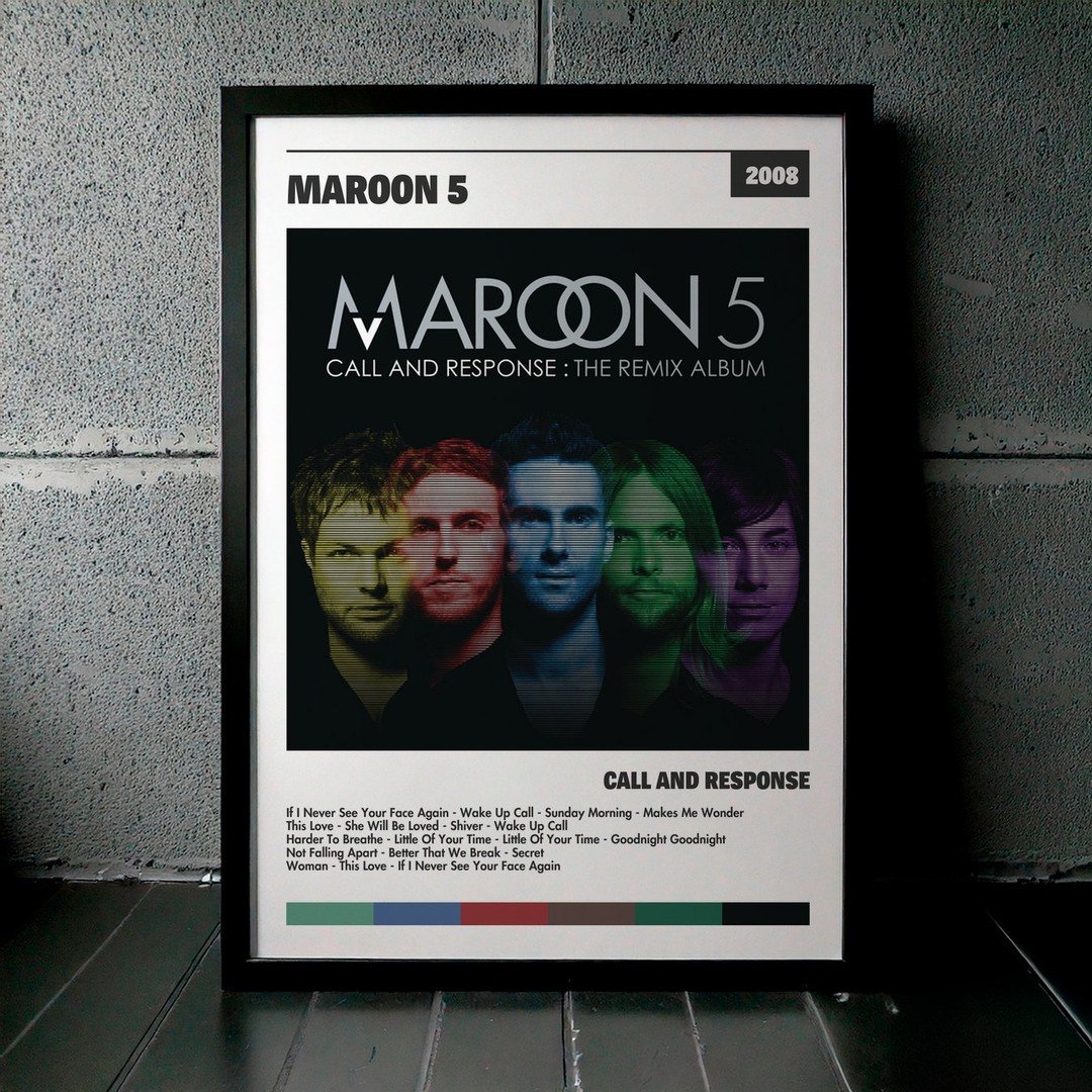 Cuadro Maroon 5 - Call And Response