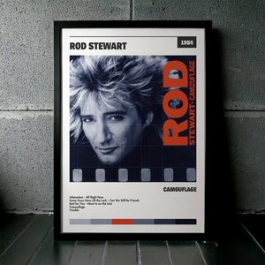 Cuadro Rod Stewart - Camouflage