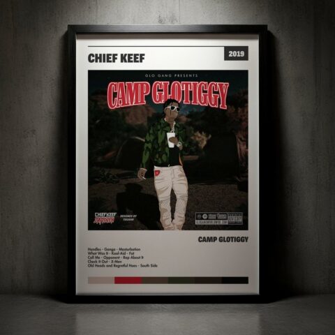 Cuadro Chief Keef - Camp GloTiggy