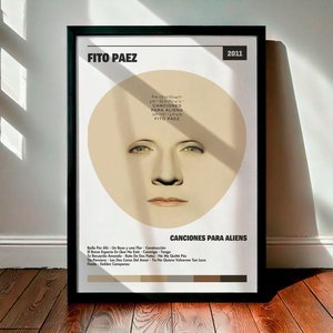 Cuadro Fito Paez - Canciones Para Aliens