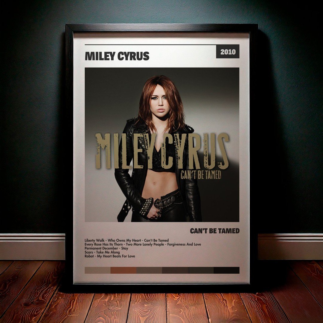 Cuadro Miley Cyrus - Can't Be Tamed