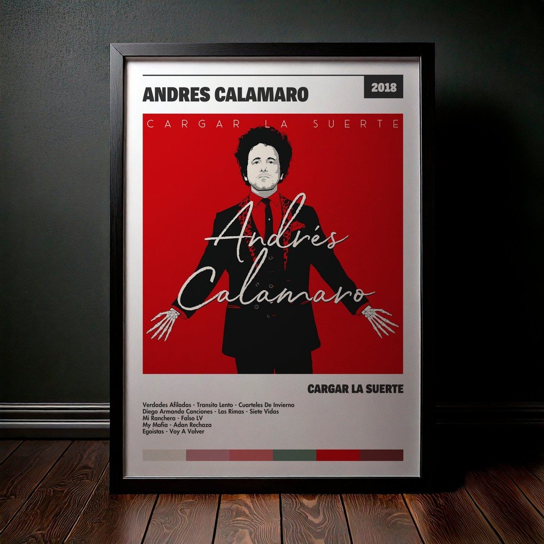 Cuadro Andrés Calamaro - Cargar La Suerte