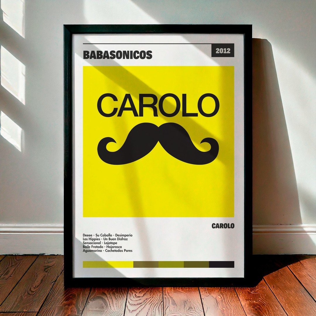 Cuadro Babasonicos - Carolo