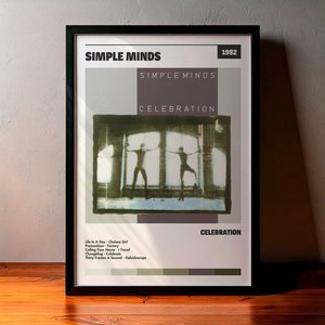 Cuadro Simple Minds - Celebration