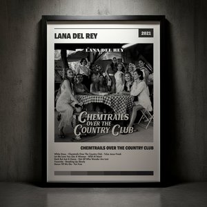 Cuadro Lana Del Rey - Chemtrails Over The Rock Club