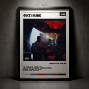 Cuadro Gucci Mane - Choppers & Bricks
