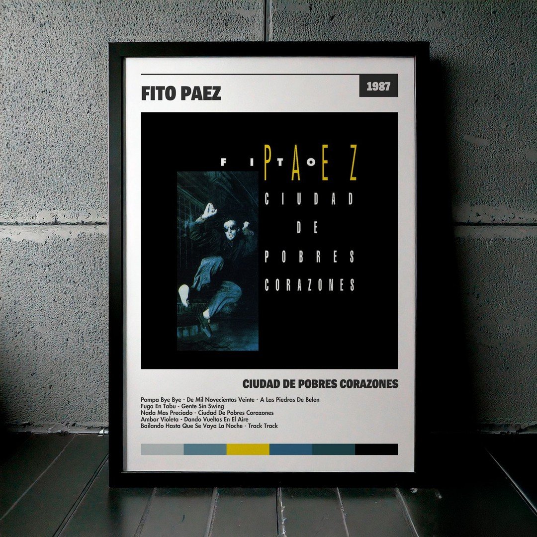 Cuadro Fito Paez - Ciudad De Pobres Corazones