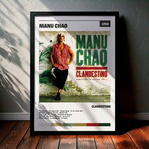 Cuadro Manu Chao - Clandestino