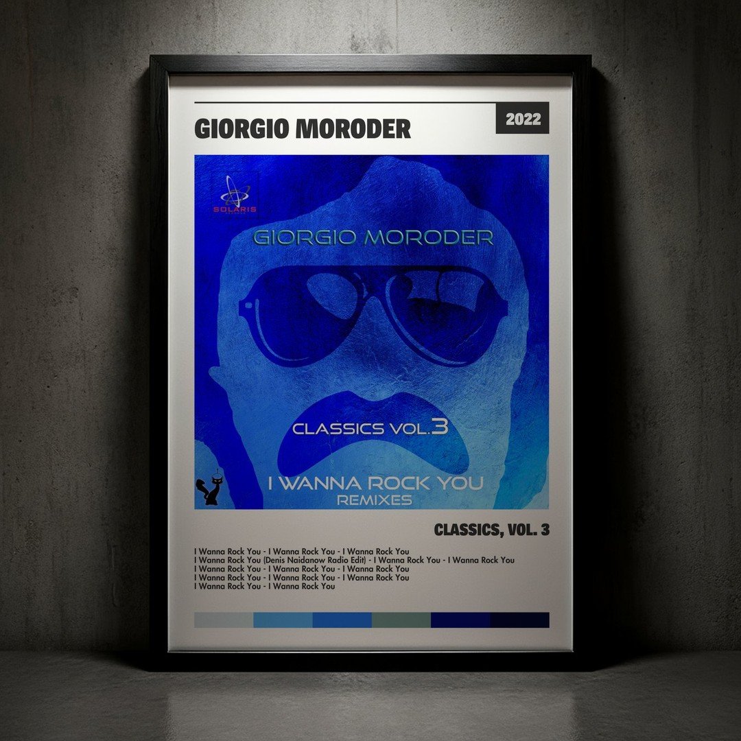 Cuadro Giorgio Moroder - Classics, Vol. 3
