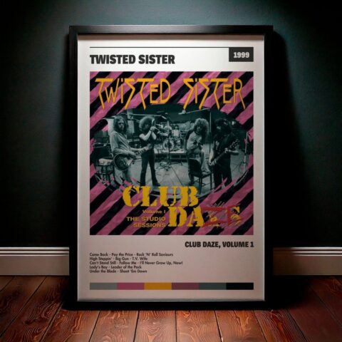 Cuadro Twisted Sister - Club Daze, Volume 1