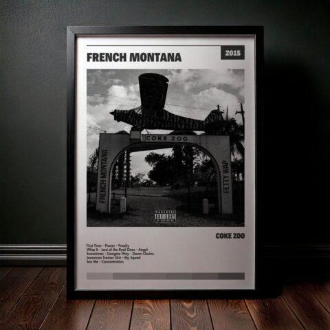 Cuadro French Montana - Coke Zoo