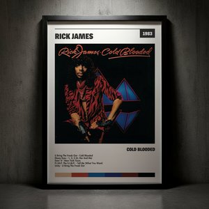 Cuadro Rick James - Cold Blooded