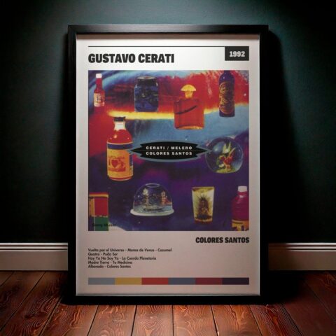 Cuadro Gustavo Cerati - Colores Santos
