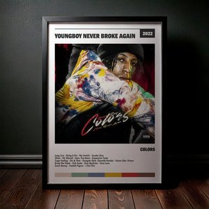 Cuadro YoungBoy Never Broke Again - Colors