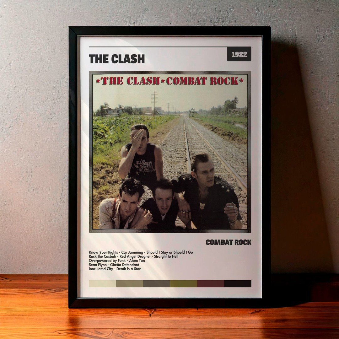 Cuadro The Clash - Combat Rock