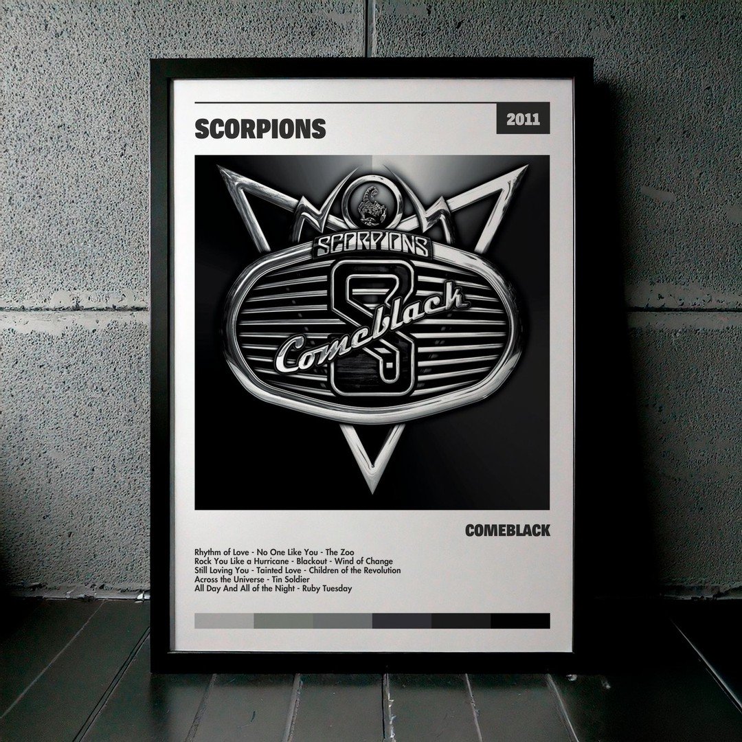 Cuadro Scorpions - Comeblack