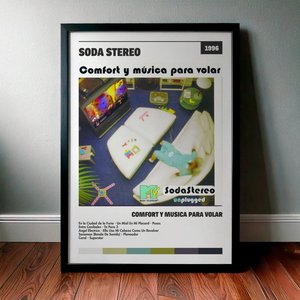Cuadro Soda Stereo - Comfort Y Musica Para Volar