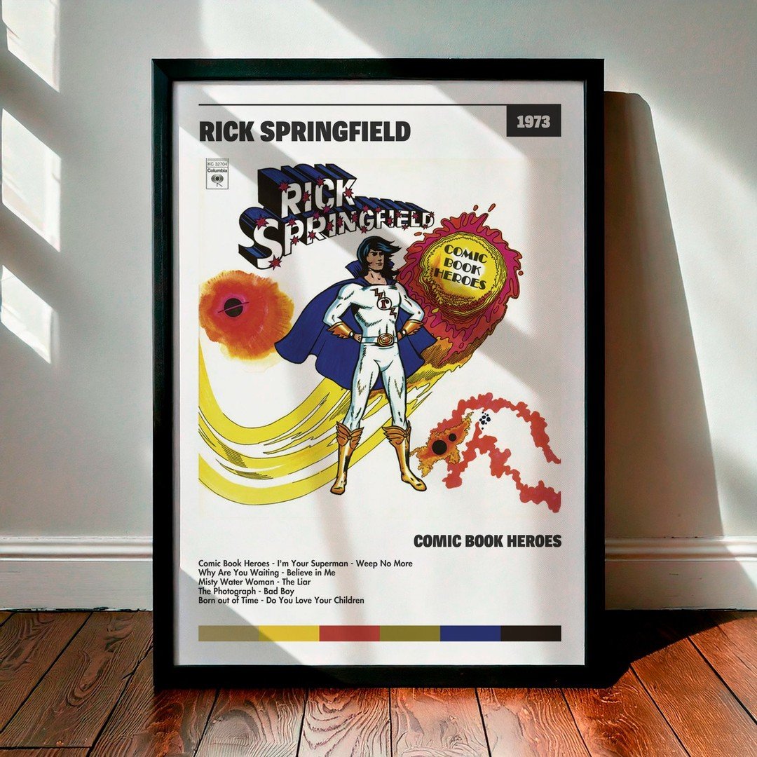 Cuadro Rick Springfield - Comic Book Heroes