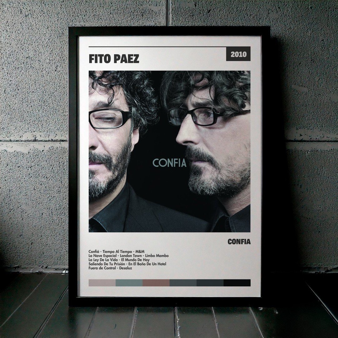 Cuadro Fito Paez - Confiá