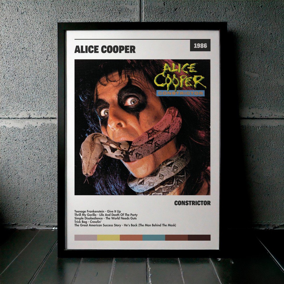 Cuadro Alice Cooper - Constrictor