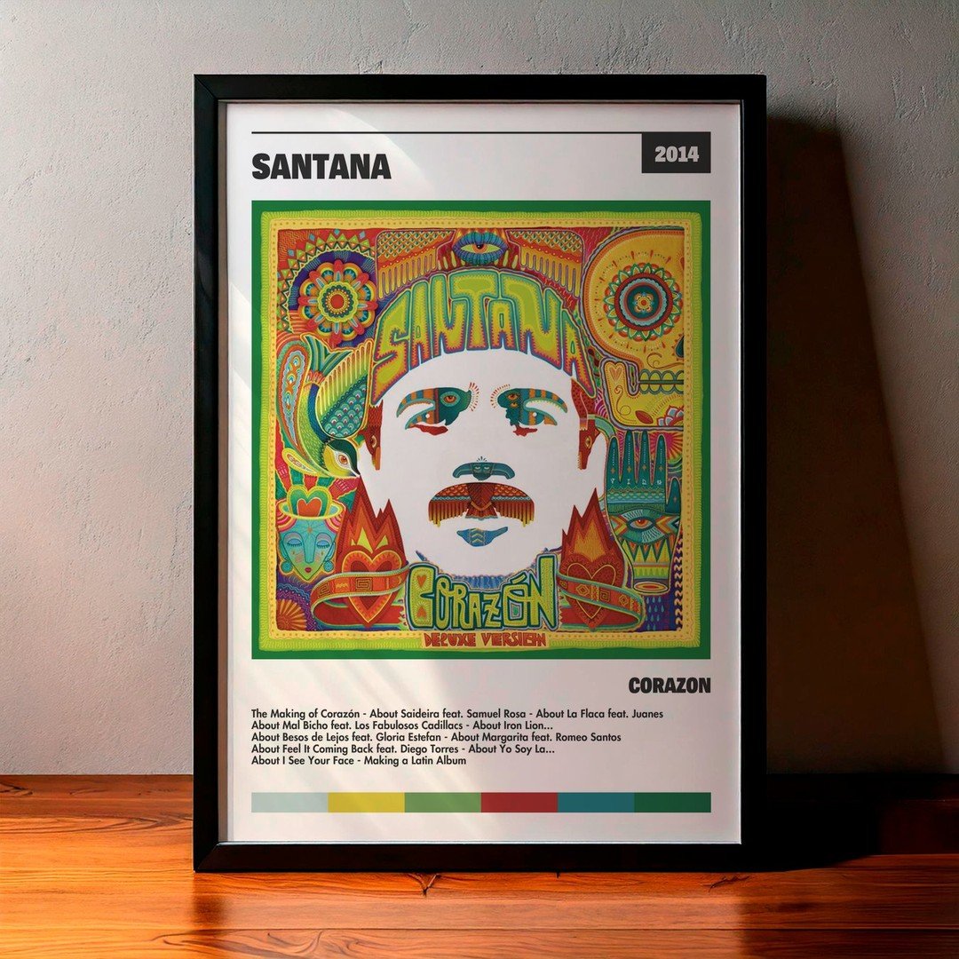 Cuadro Santana - Corazón