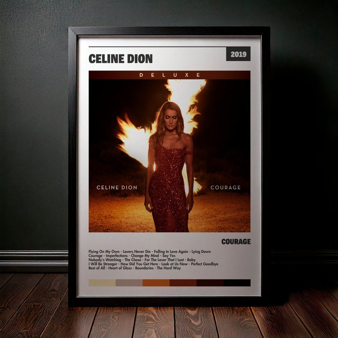 Cuadro Céline Dion - Courage