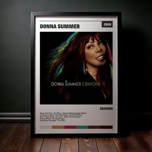 Cuadro Donna Summer - Crayons