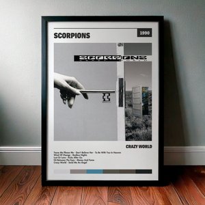 Cuadro Scorpions - Crazy World
