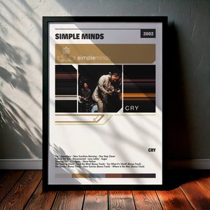 Cuadro Simple Minds - Cry