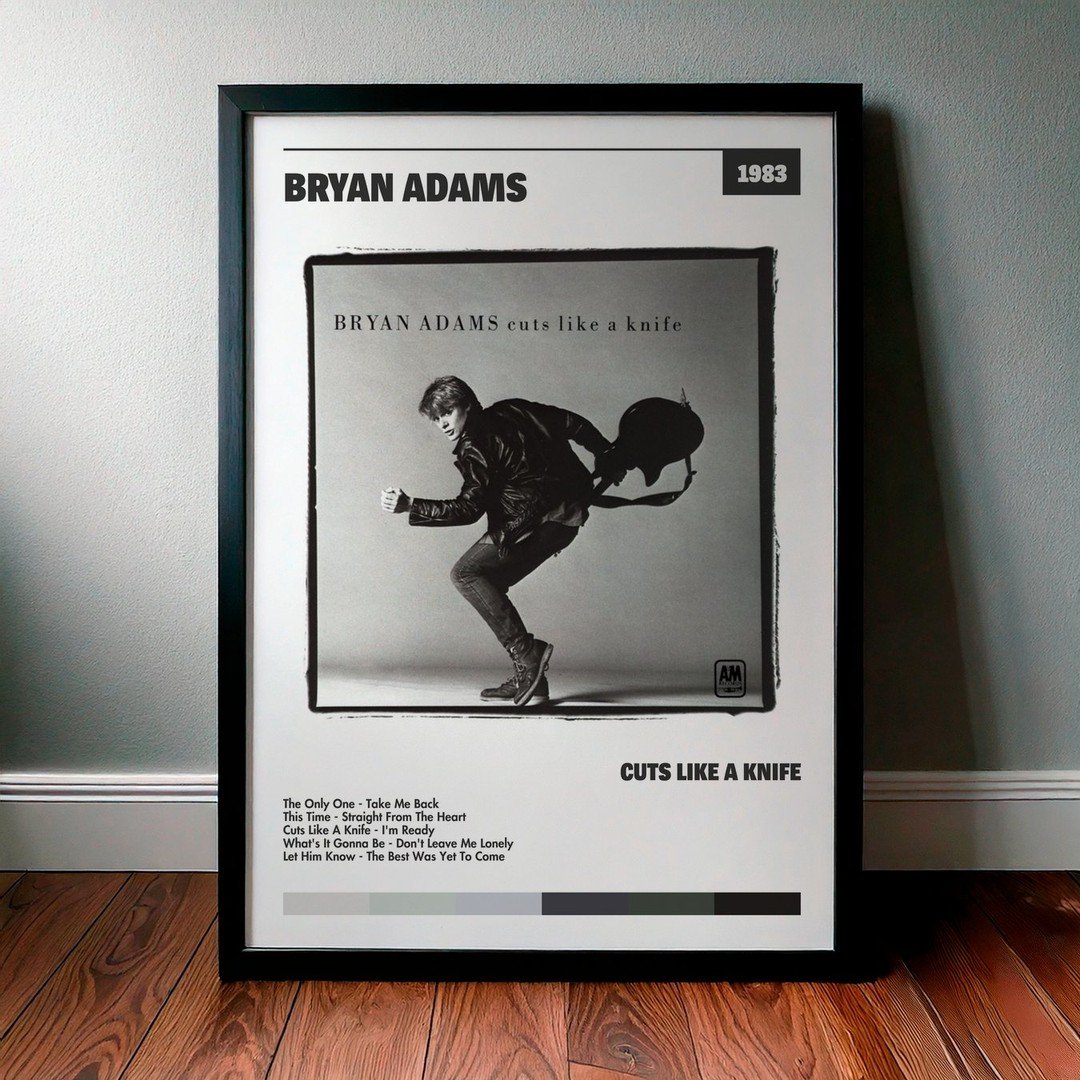 Cuadro Bryan Adams - Cuts Like A Knife