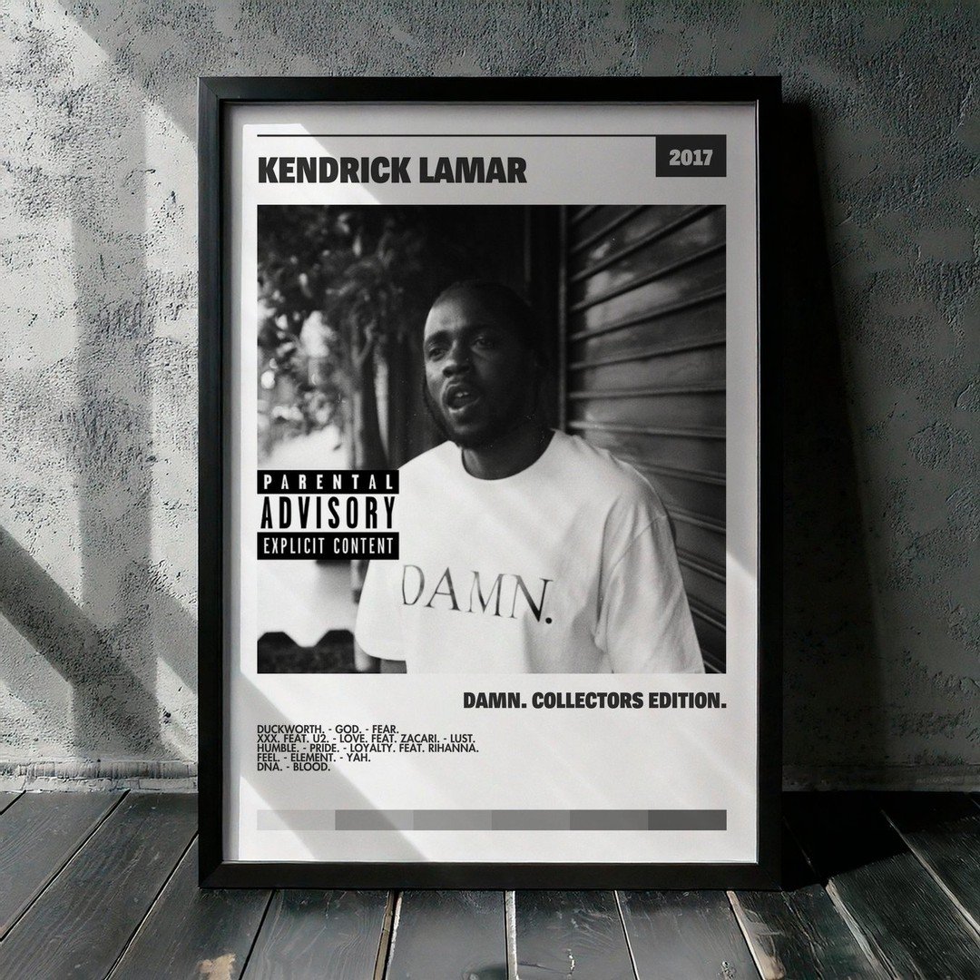 Cuadro Kendrick Lamar - DAMN. COLLECTORS EDITION.