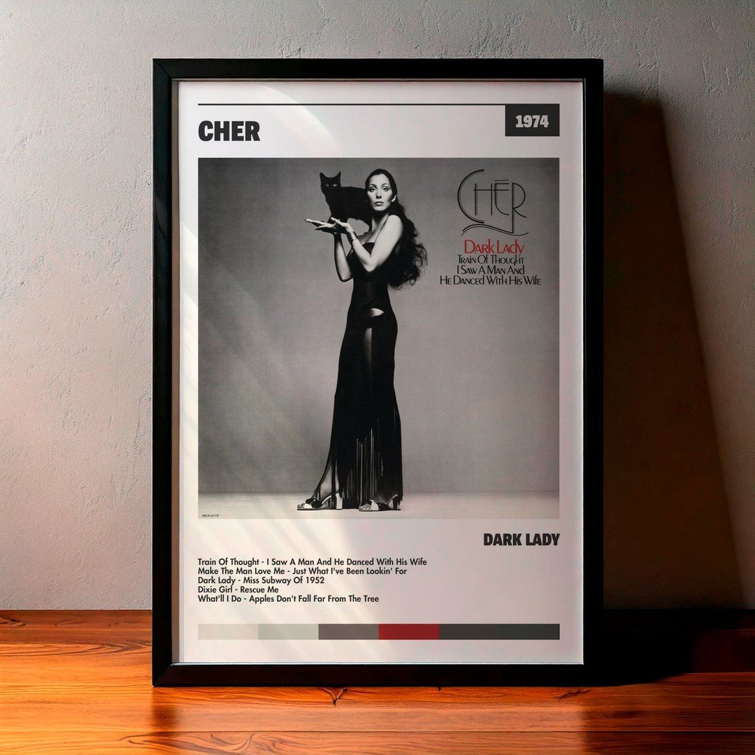 Cuadro Cher - Dark Lady