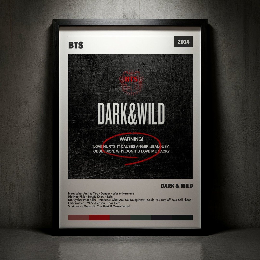 Cuadro BTS - Dark & Wild