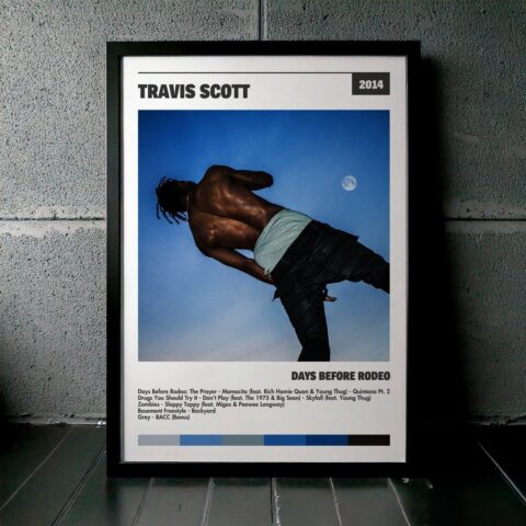 Cuadro Travis Scott - DAYS BEFORE RODEO