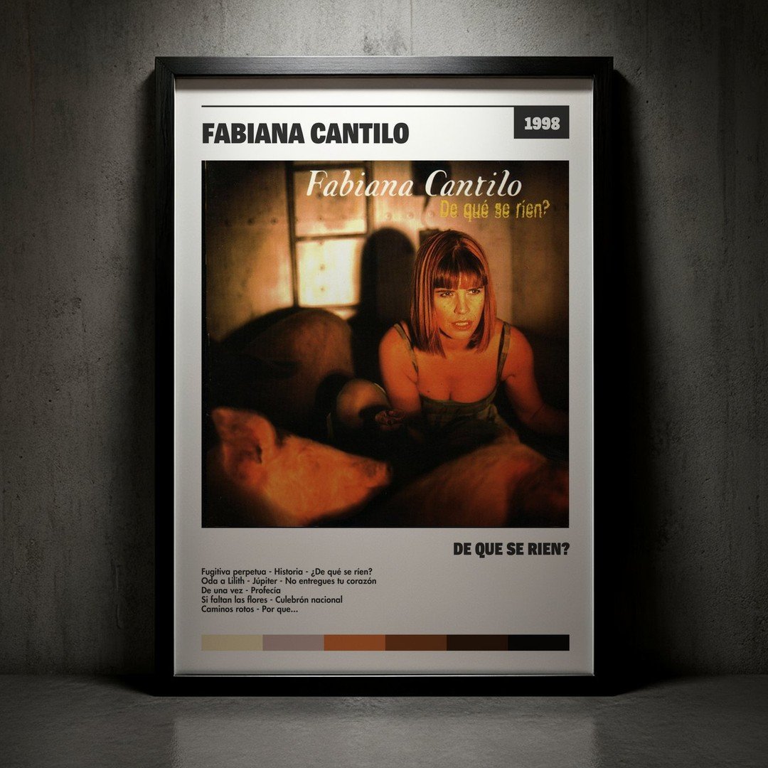 Cuadro Fabiana Cantilo - De Que Se Ríen?