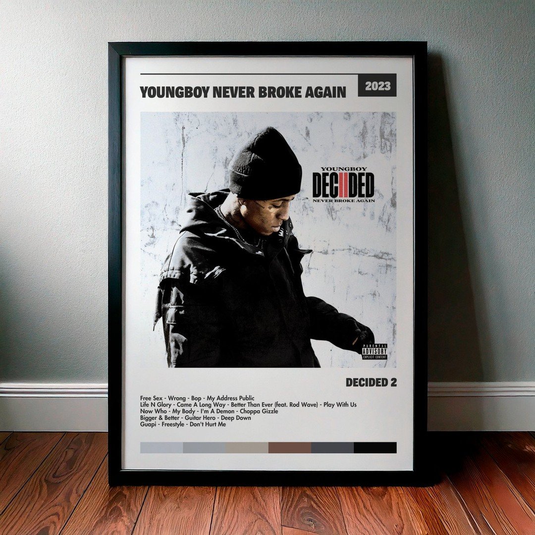 Cuadro YoungBoy Never Broke Again - Decided 2