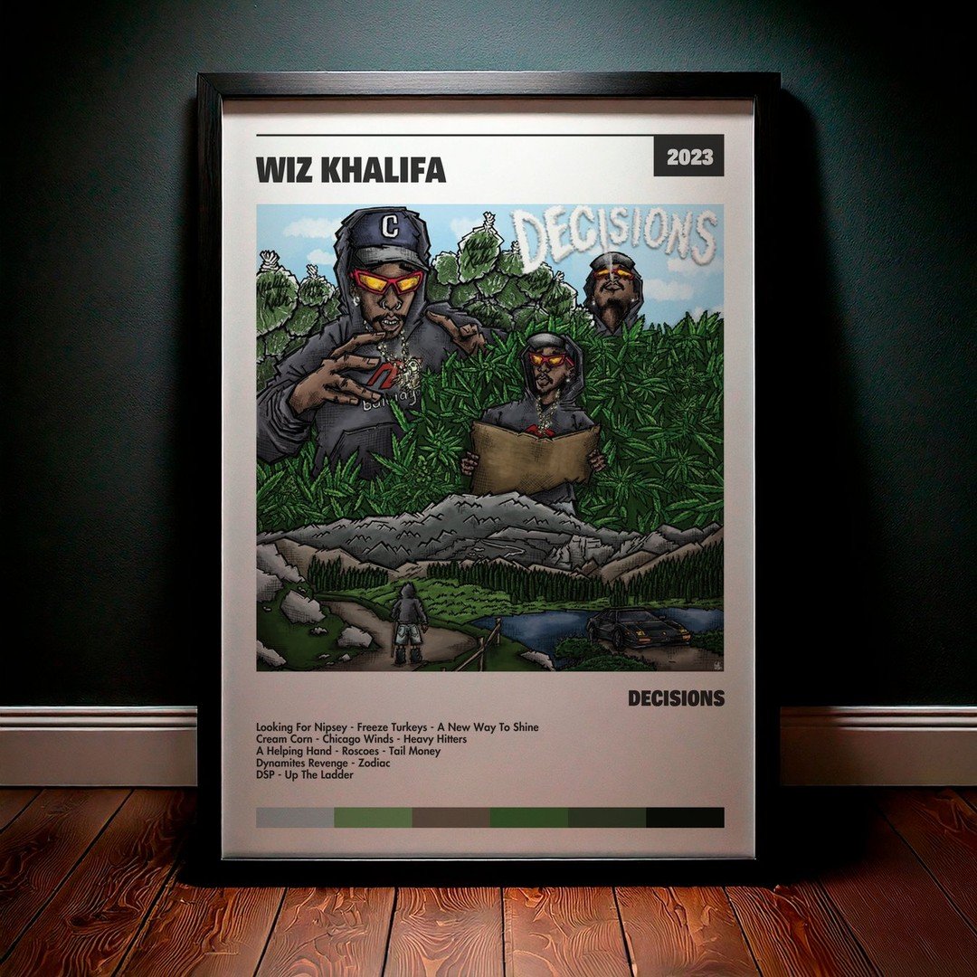 Cuadro Wiz Khalifa - Decisions