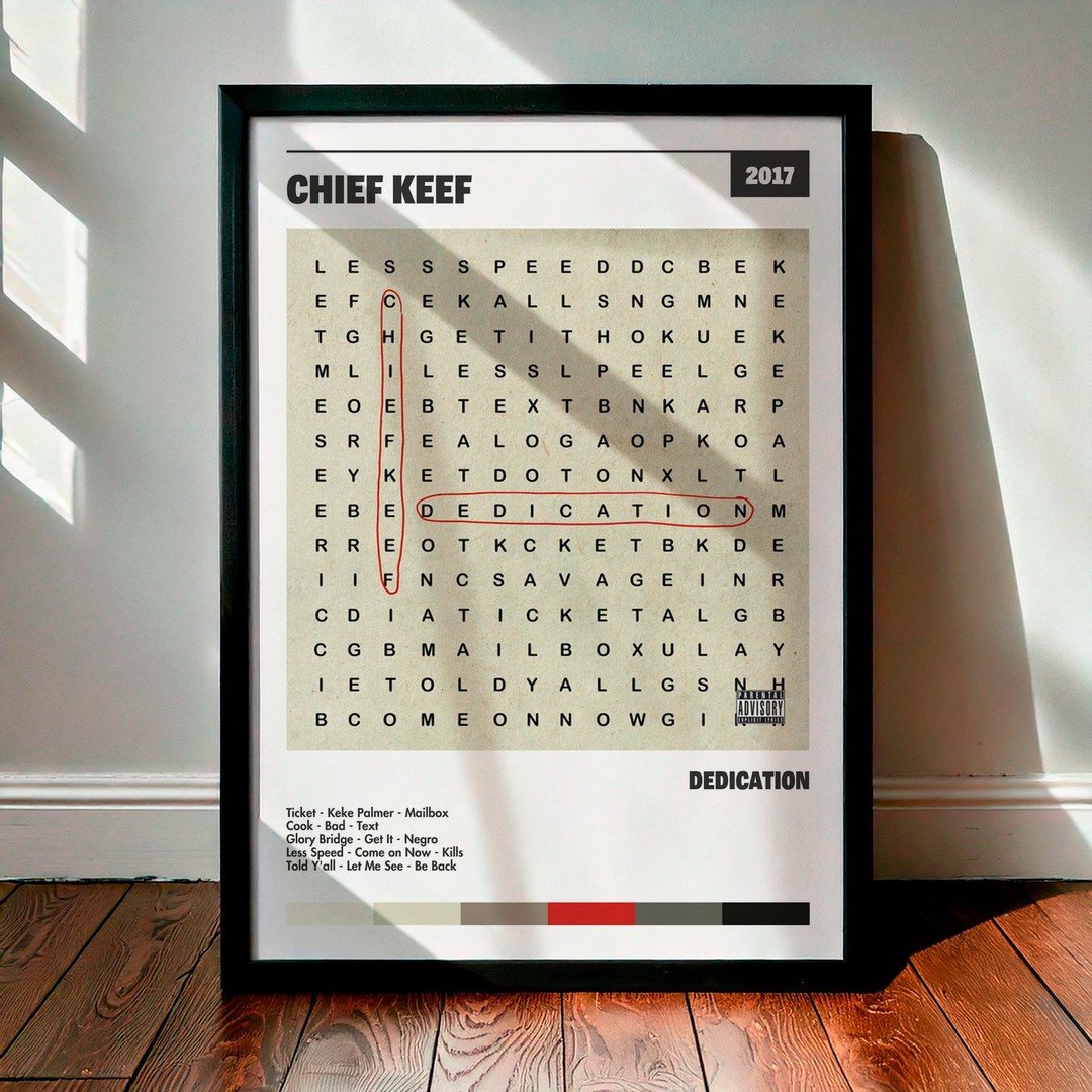 Cuadro Chief Keef - Dedication