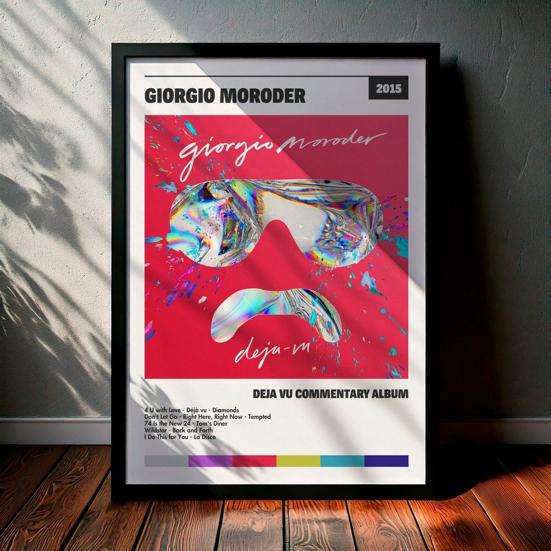 Cuadro Giorgio Moroder - Déjà vu Commentary Album