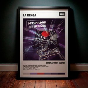 Cuadro La Renga - Detonador de Sueños