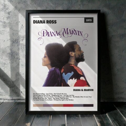 Cuadro Diana Ross - Diana & Marvin