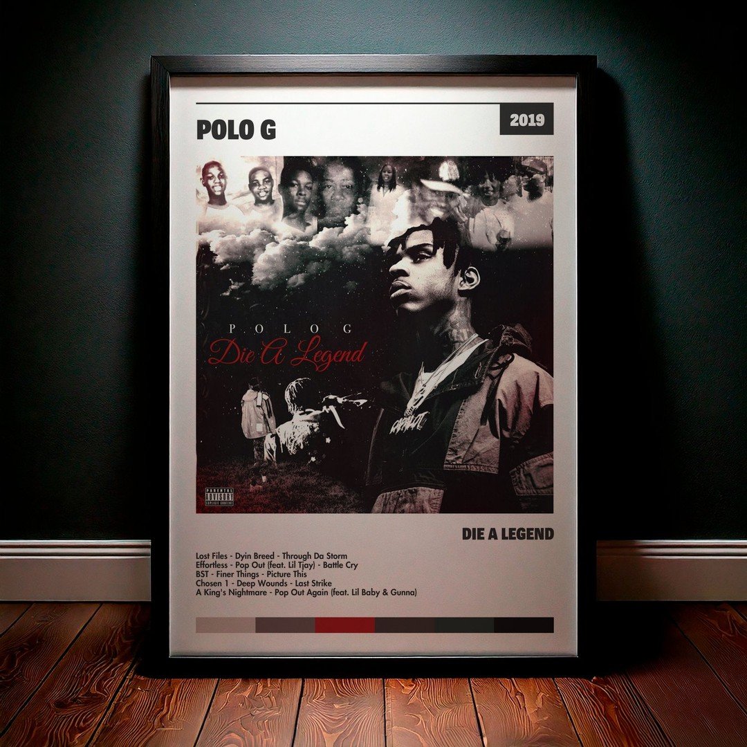 Cuadro Polo G - Die A Legend