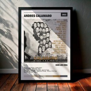 Cuadro Andrés Calamaro - Dios Los Cría