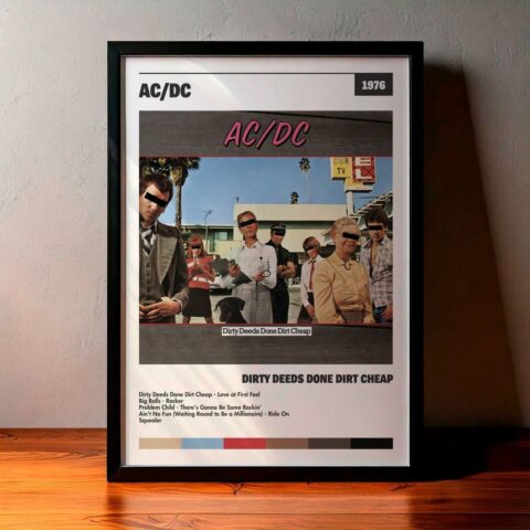 Cuadro AC/DC - Dirty Deeds Done Dirt Cheap