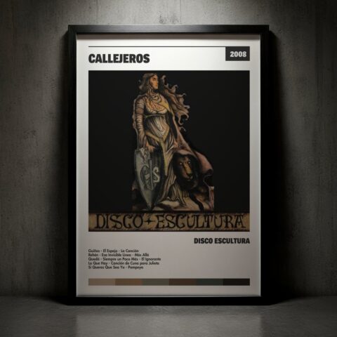 Cuadro Callejeros - Disco Escultura