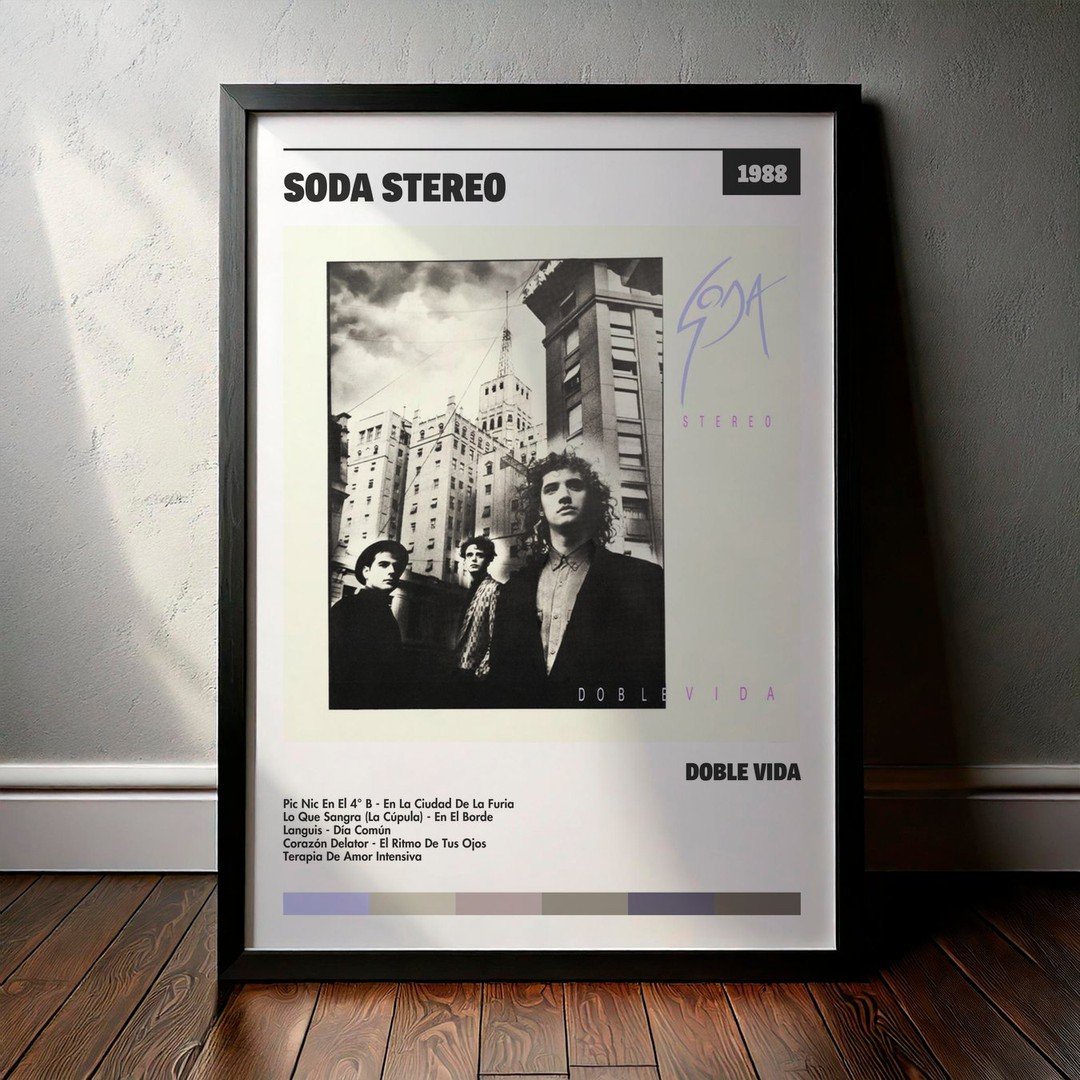 Cuadro Soda Stereo - Doble Vida