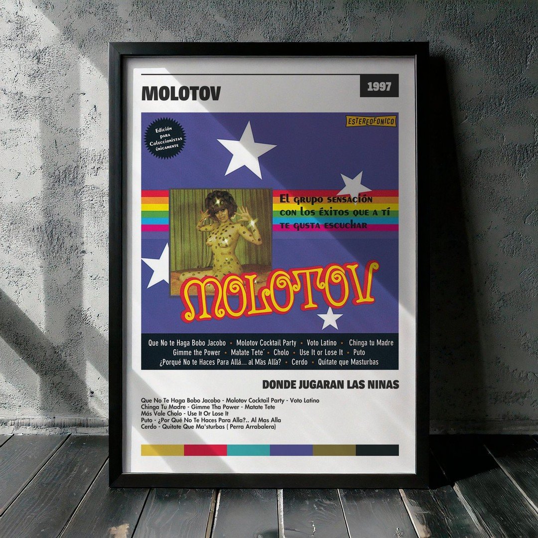 Cuadro Molotov - Donde Jugaran Las Niñas