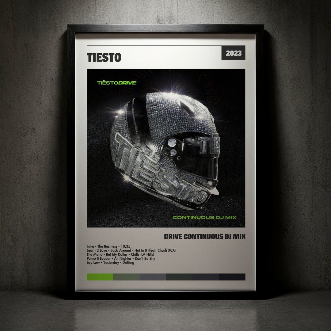 Cuadro Tiësto - DRIVE Continuous DJ Mix