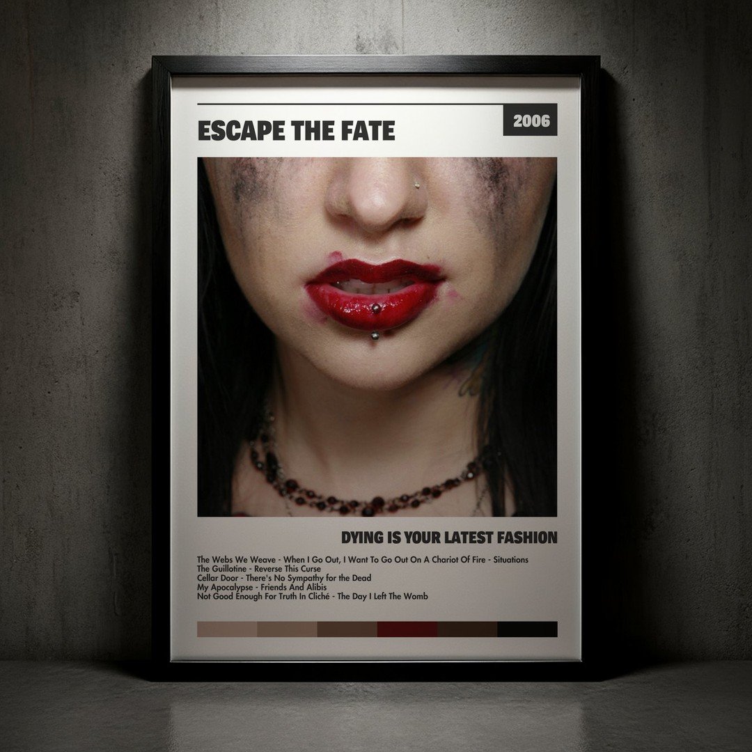 Cuadro Escape the Fate - Dying Is Your Latest Fashion