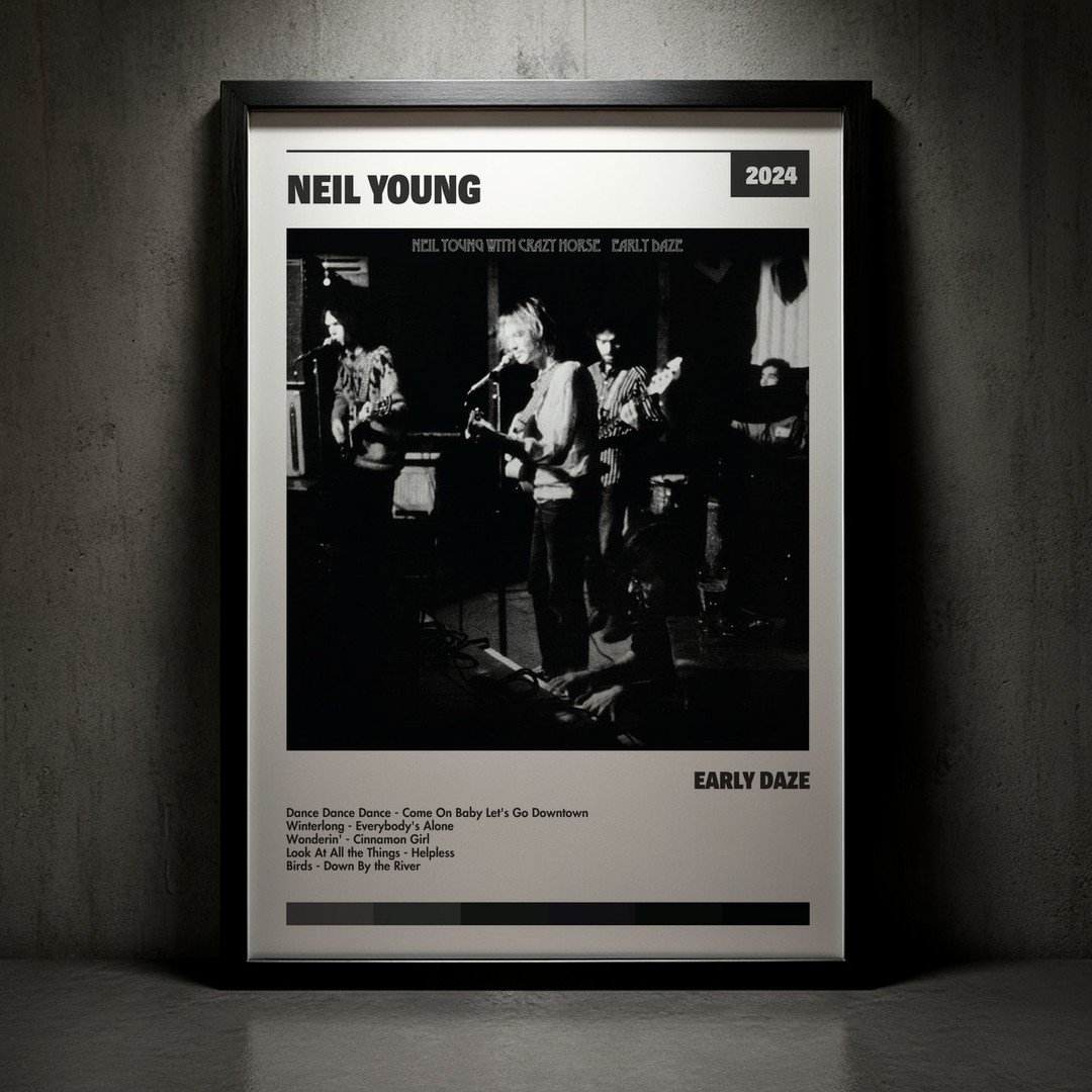 Cuadro Neil Young - Early Daze